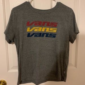 Vans gray tee
